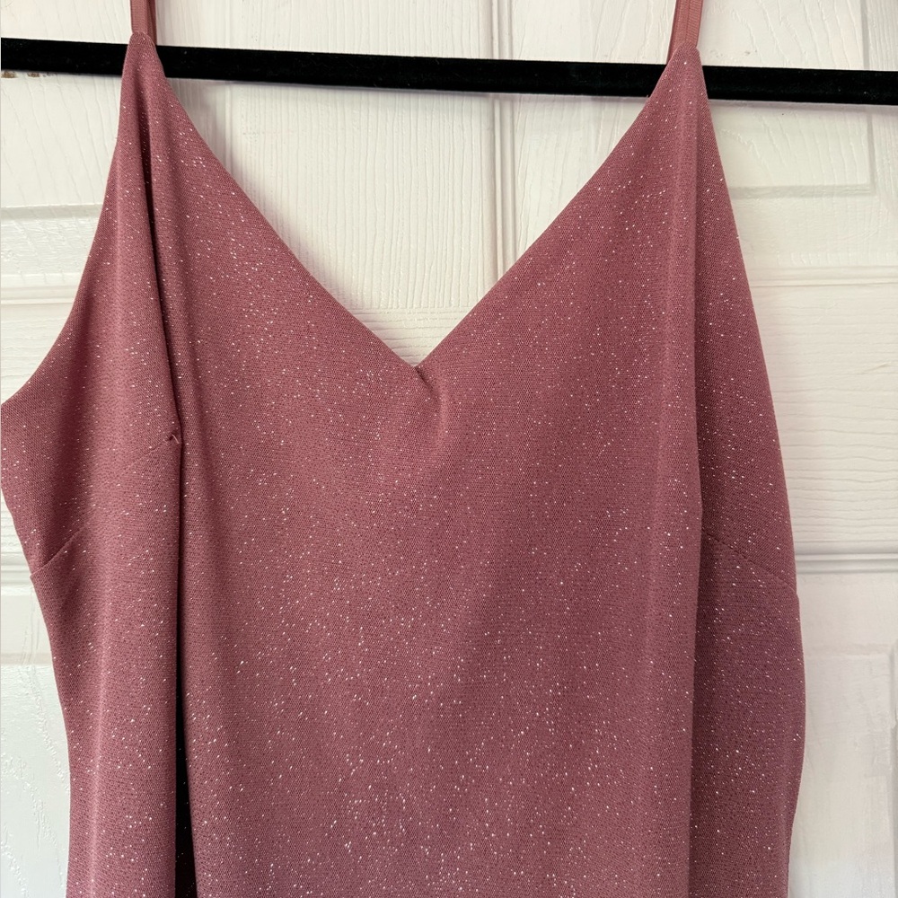 Sparkling Pink Sleeveless Dress